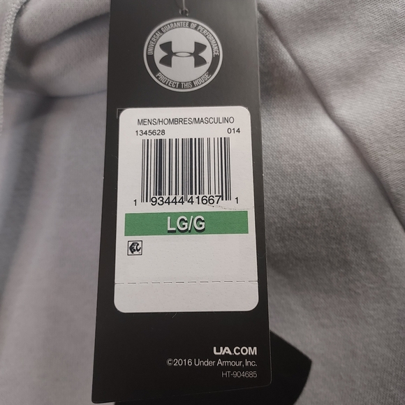 Light gray Under Armour hoodie NWT - Picture 3 of 8